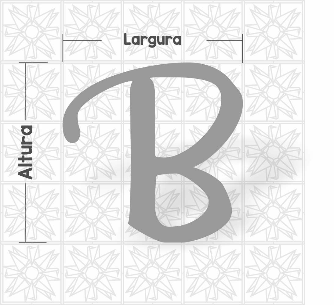 Letra B - cursivo BLB