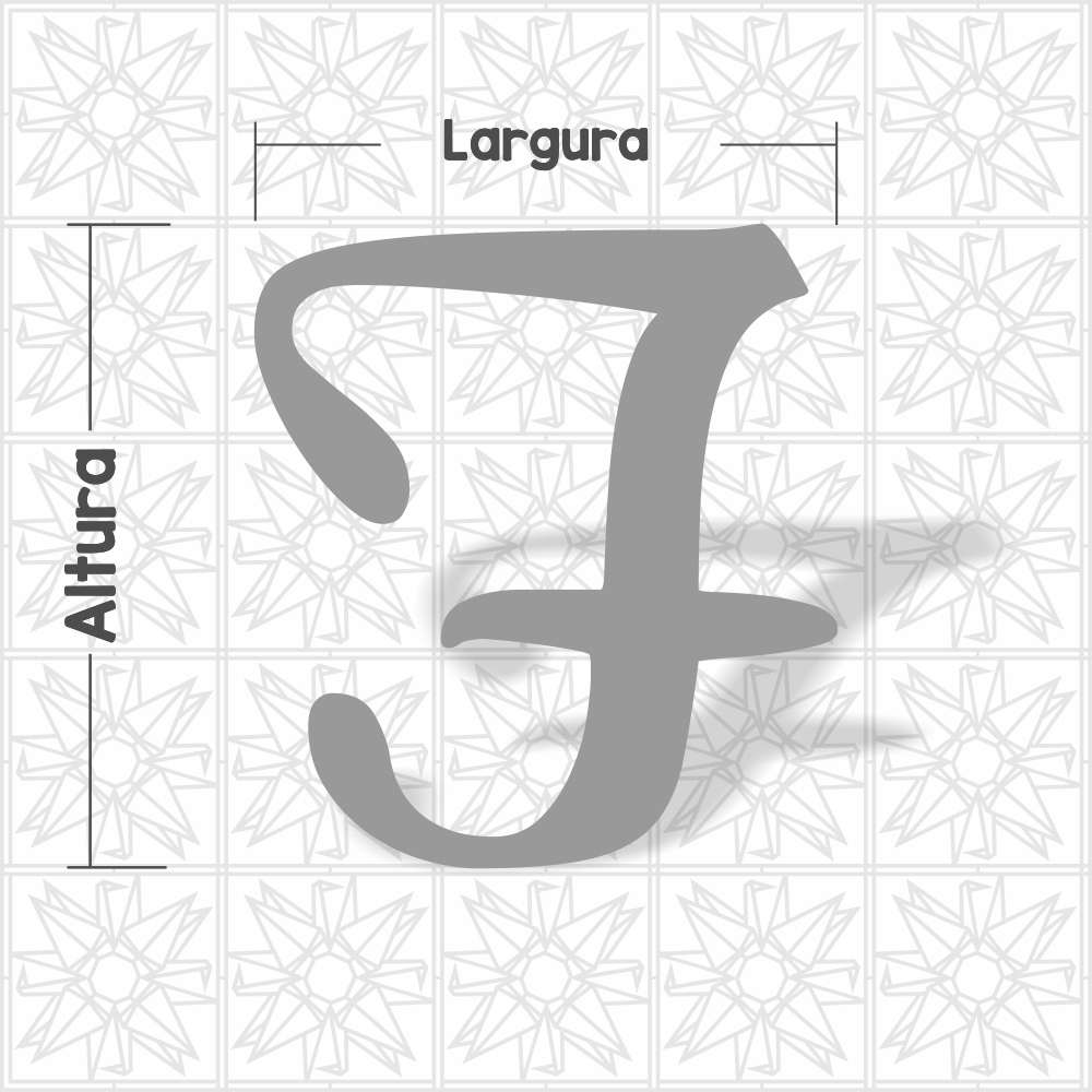 Letra F - cursivo BLB