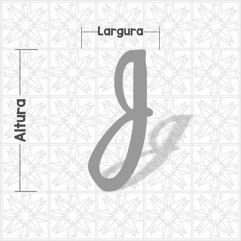 Letra J - cursivo BLB