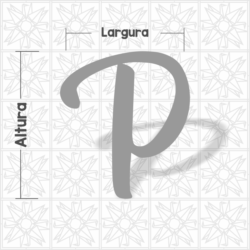 Letra P- cursivo BLB
