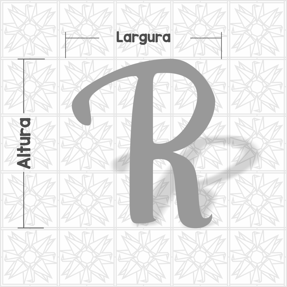 Letra R - cursivo BLB