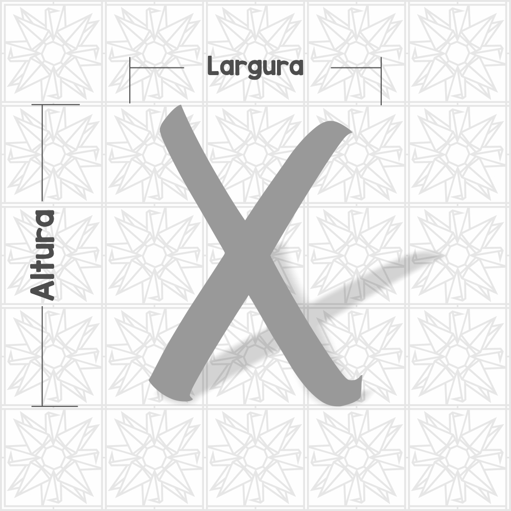 Letra X- cursivo BLB