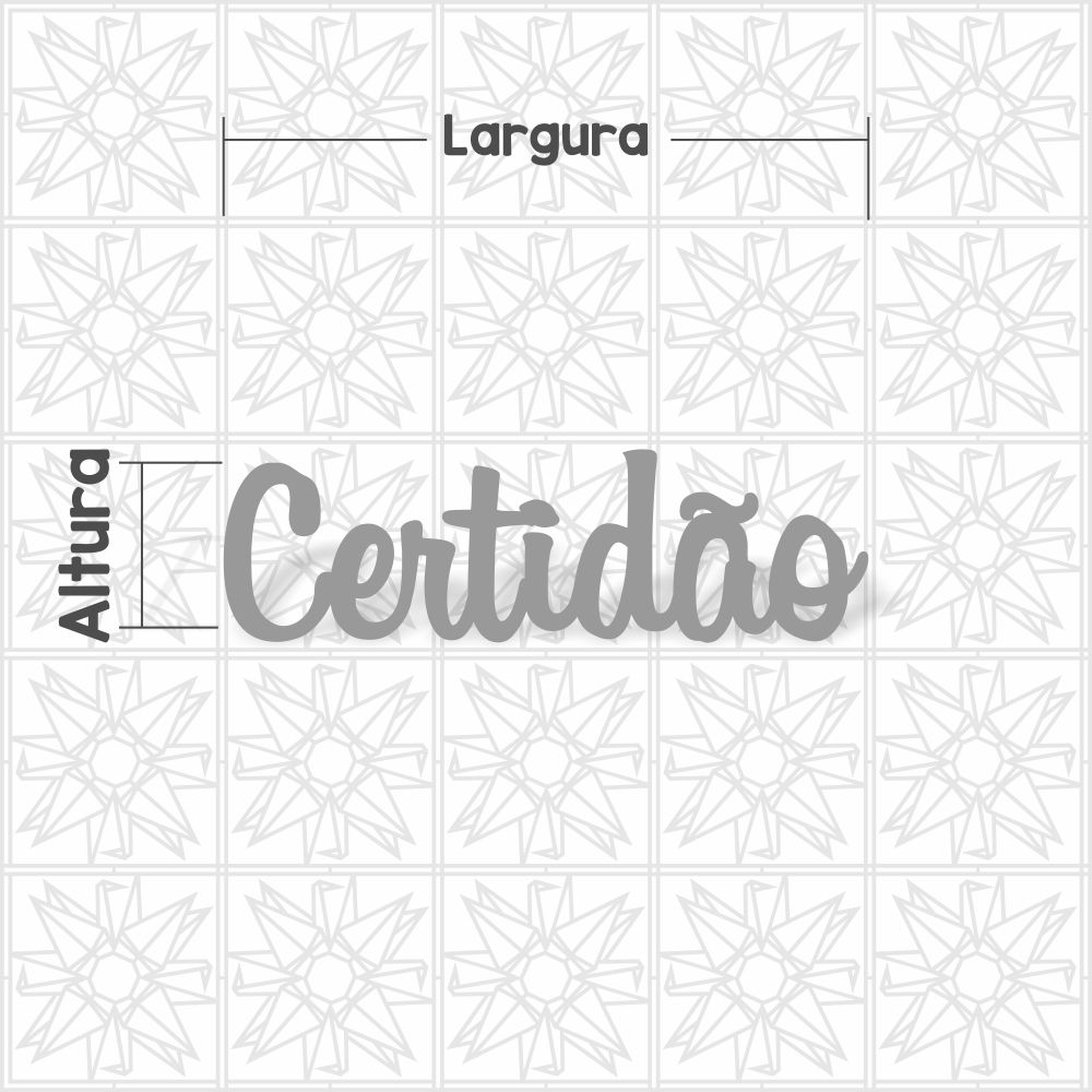 Certidão - Cursivo  BLB