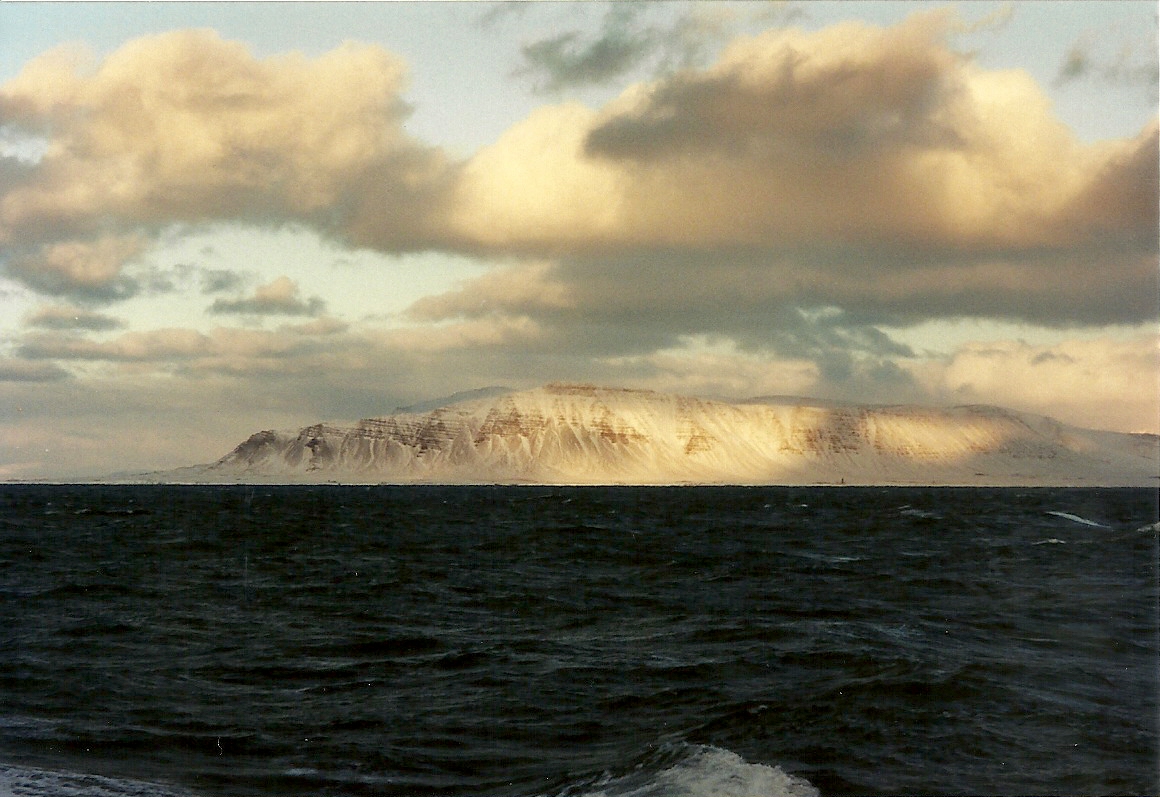 Approaching Iceland