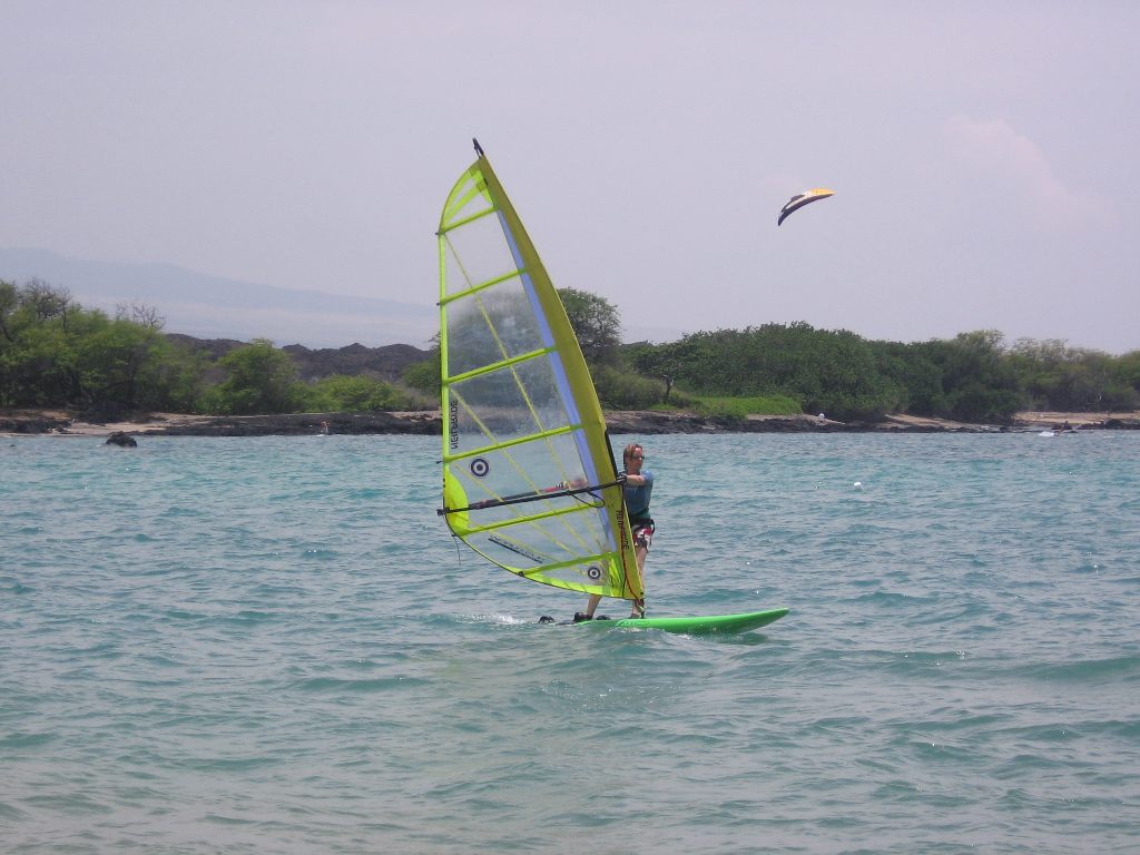 windsurfing