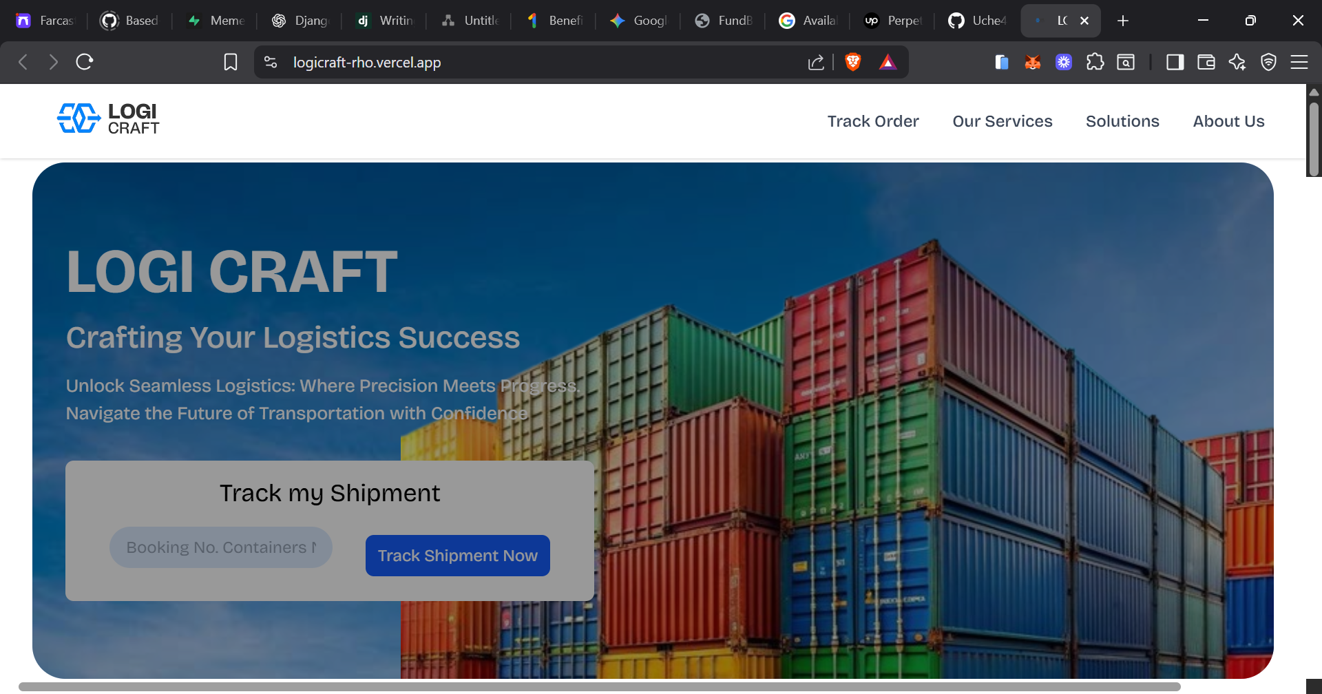 Logicraft Landing Page