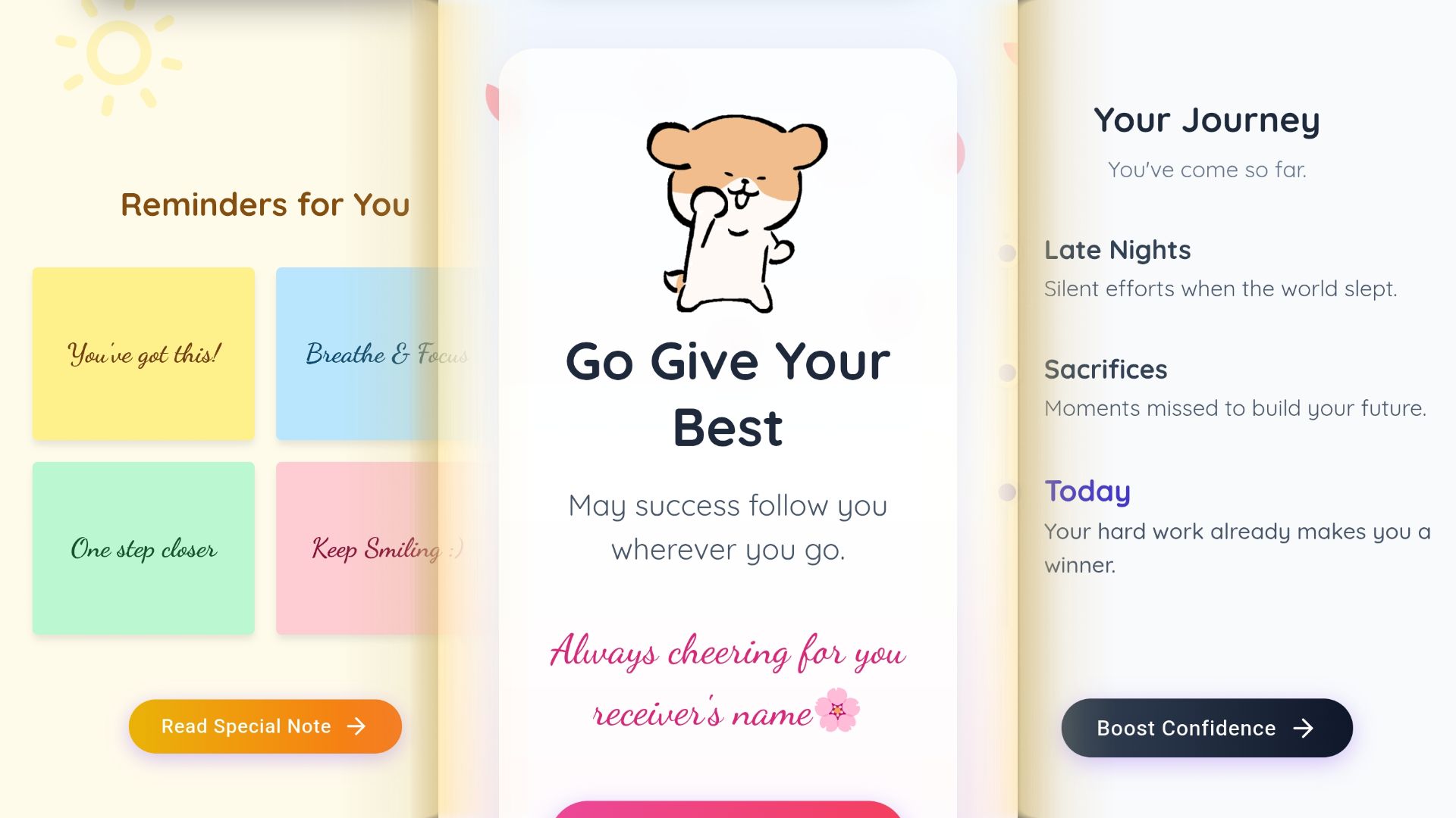 Best wishes for Exam