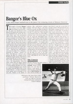 Bangor's Blue Ox