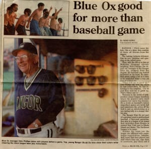 Blue Ox Good for More Than Baseball Game