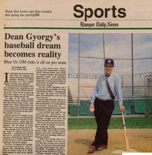 Dean Gyorgy's Baseball Dream Becomes Reality