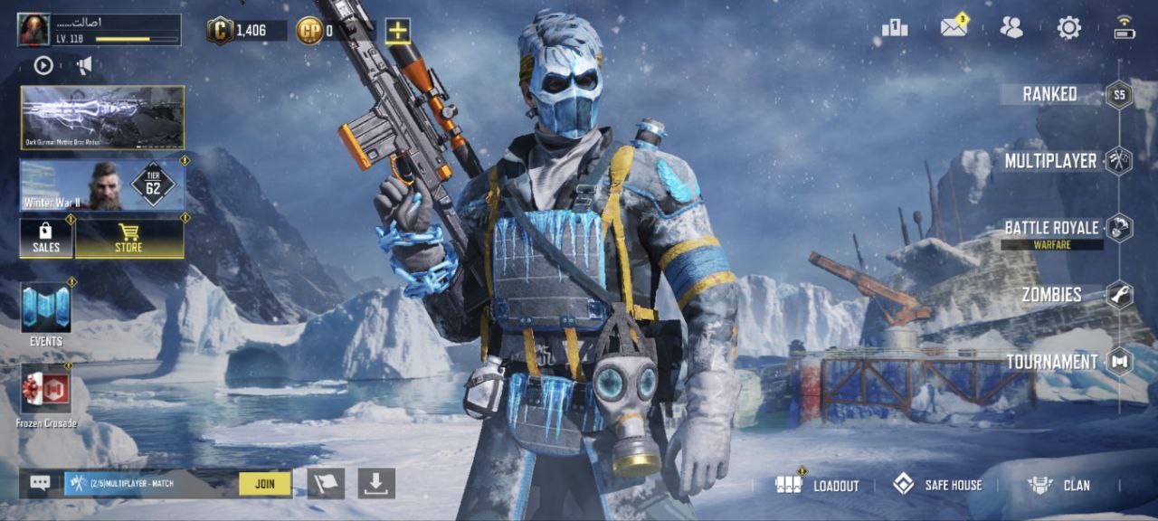 38 Epic Guns, 15 Skins, 10 Emotes (IOS/Android)