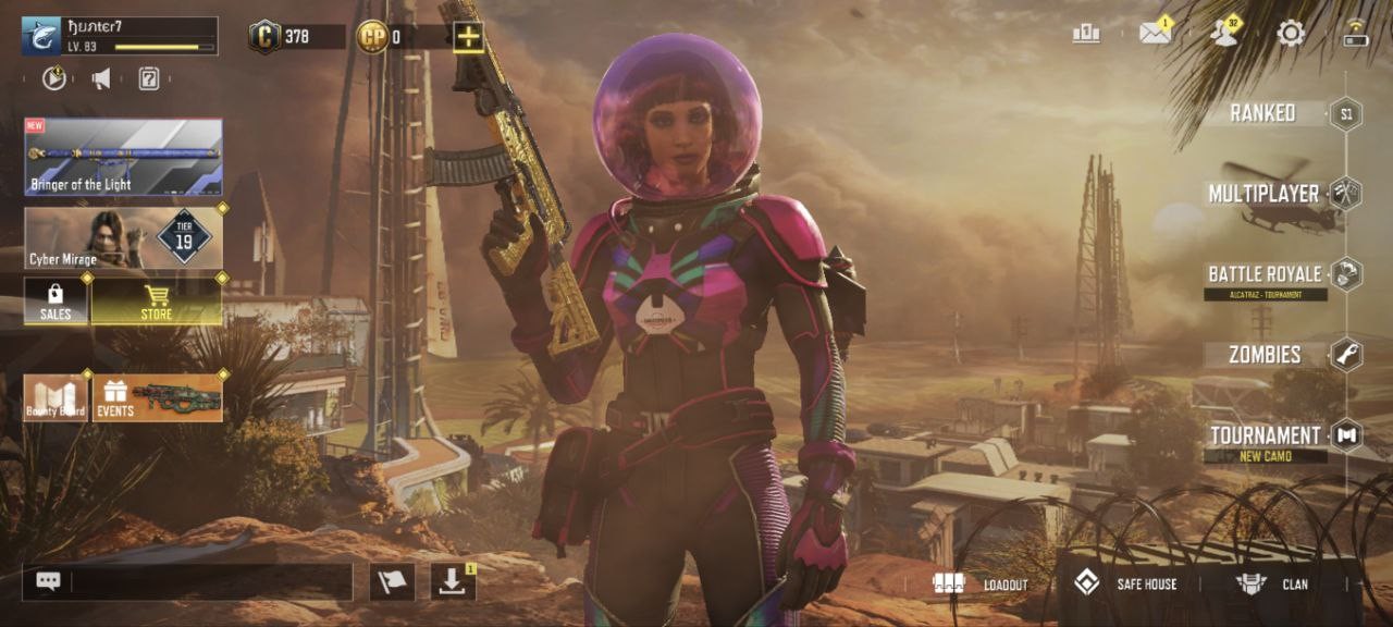 2 Legend Gun(Stun Baton), 31 Epic Guns, 19 Skins, 4 Emotes, 0 Diamond Guns (IOS/Android)