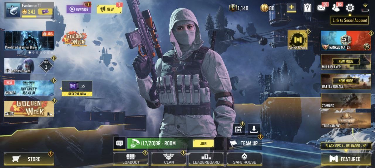 3 Legend Gun(SVD|Stun BAton|M4), 113 Epic Guns, 62 Skins, 20 Emotes, 1 Diamond Gun (IOS/Android)