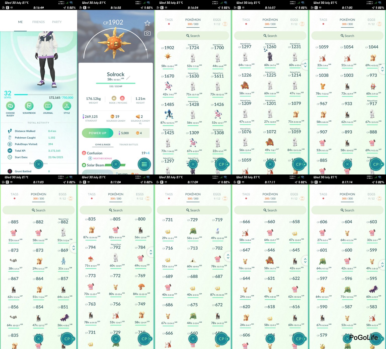 Lvl32 Team not selected, 269K Stardust, Starter account (IOS/Android)