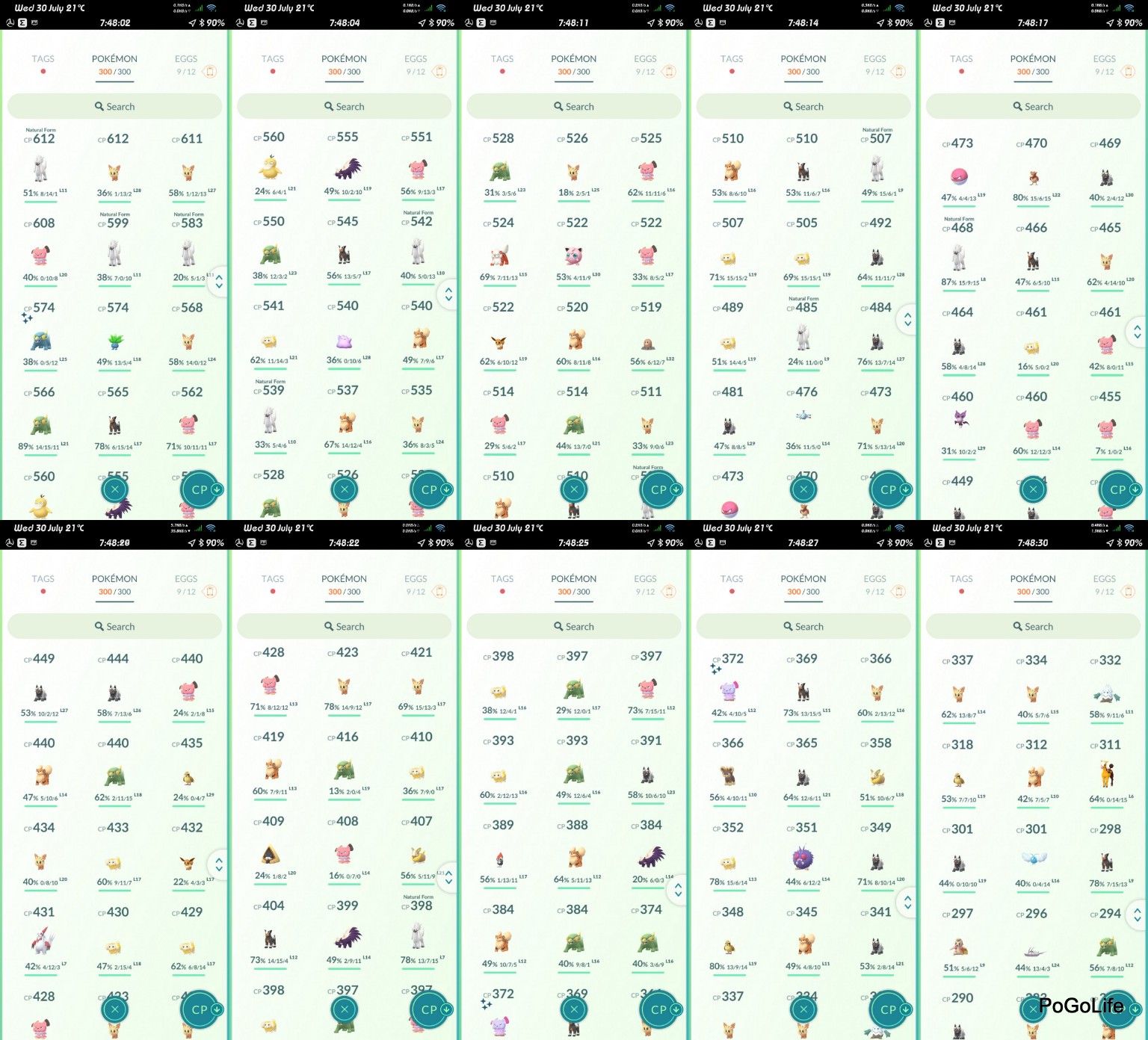 32L Team not selected 306K DUST Full bag random items and pokemons Starter account (IOS/Android)