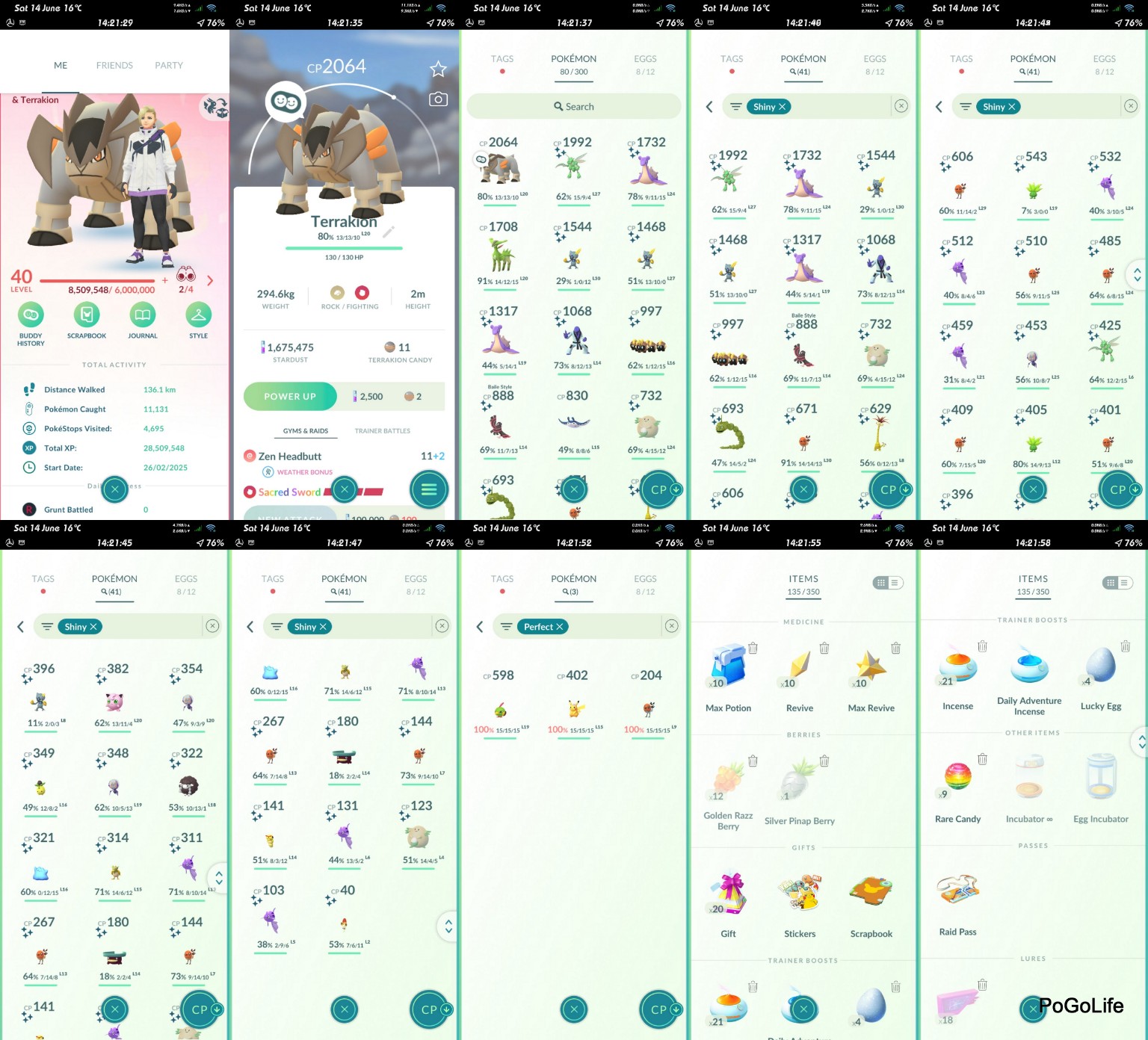 40L Valor 1.6mil DUST Account with Legendary Terrakion (IOS/Android)