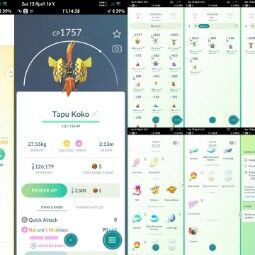 31L Instinct 126K DUST Account with Legendary Tapu Koko (IOS/Android)