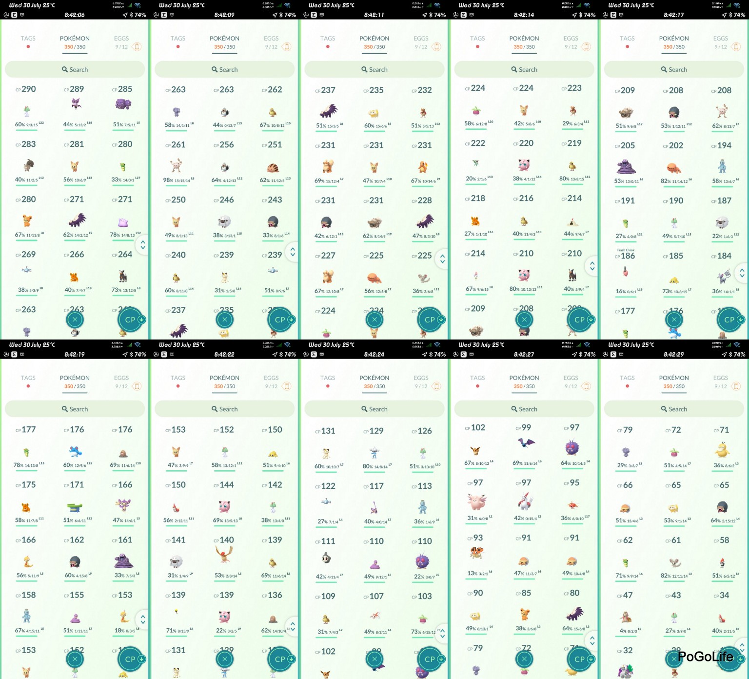 32L Team not selected 167K DUST Full bag random items and pokemons Starter account (IOS/Android)