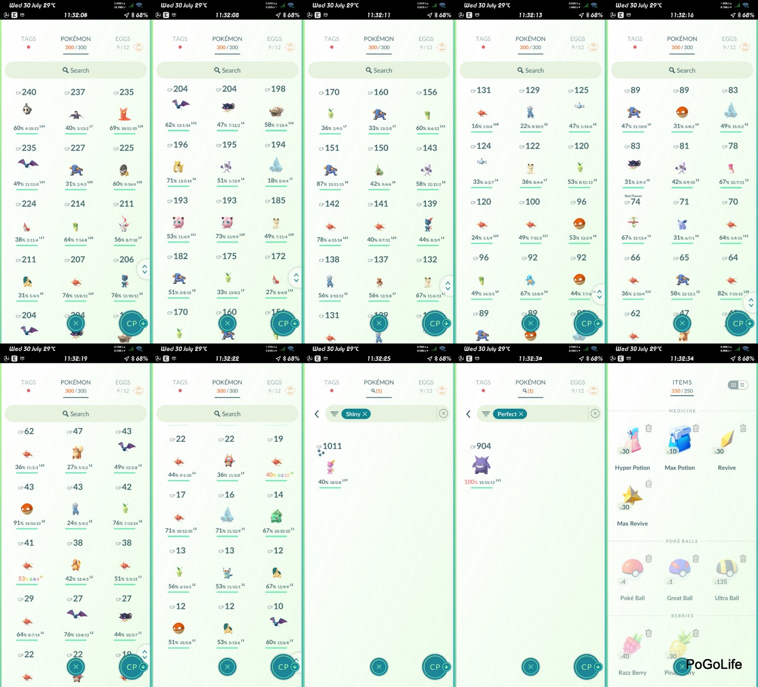 33L Team not selected 260K DUST Full bag random items and pokemons Starter account (IOS/Android)