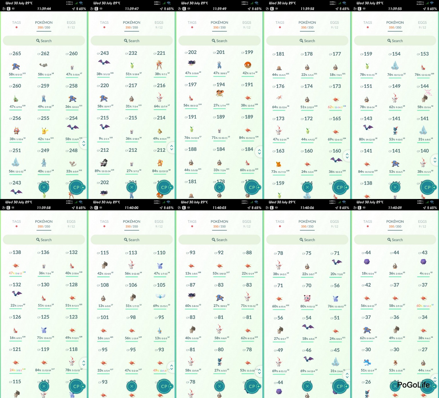35L Team not selected 243K DUST Full bag random items and pokemons Starter account (IOS/Android)