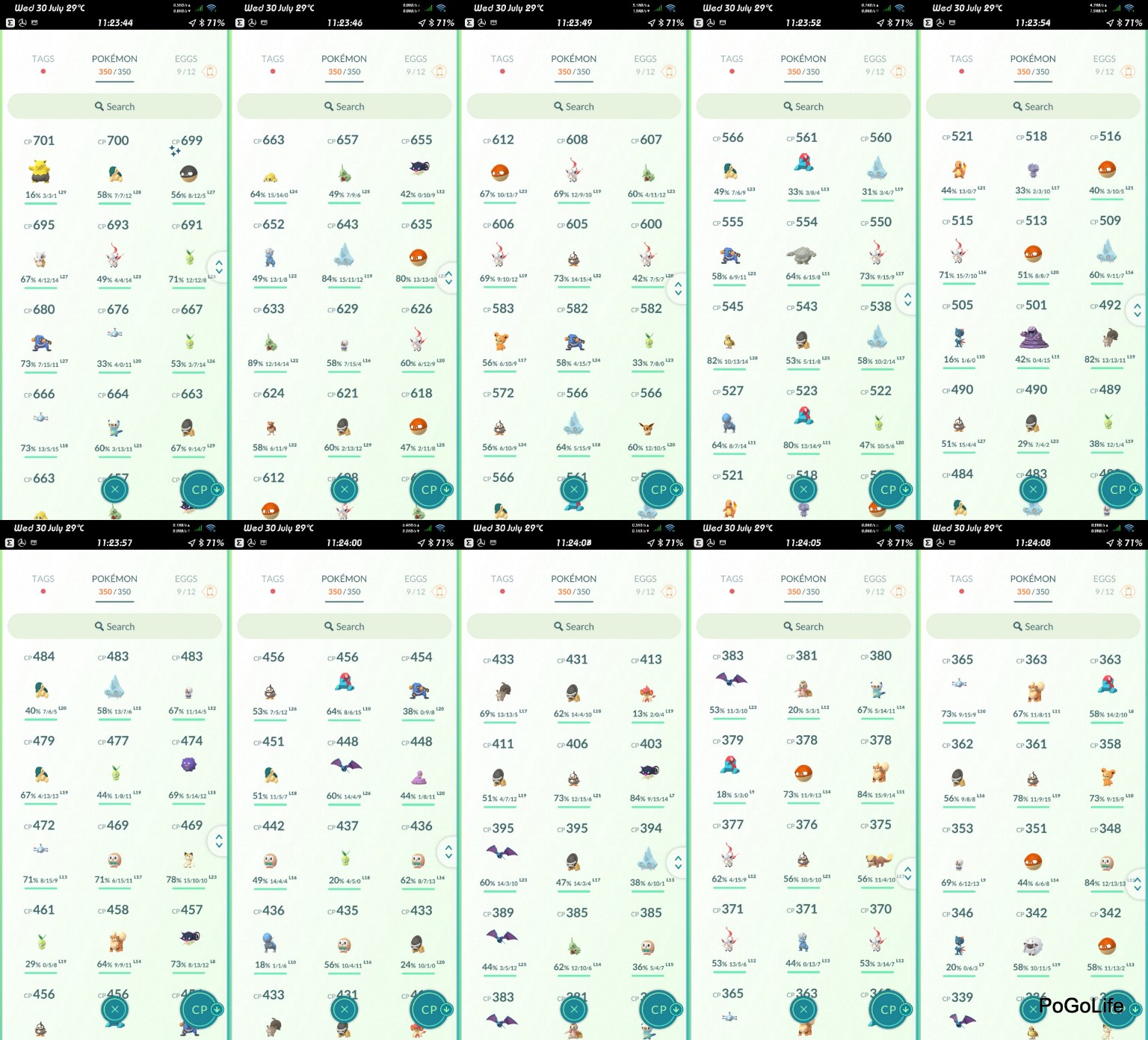 34L Team not selected 282K DUST Full bag random items and pokemons Starter account (IOS/Android)