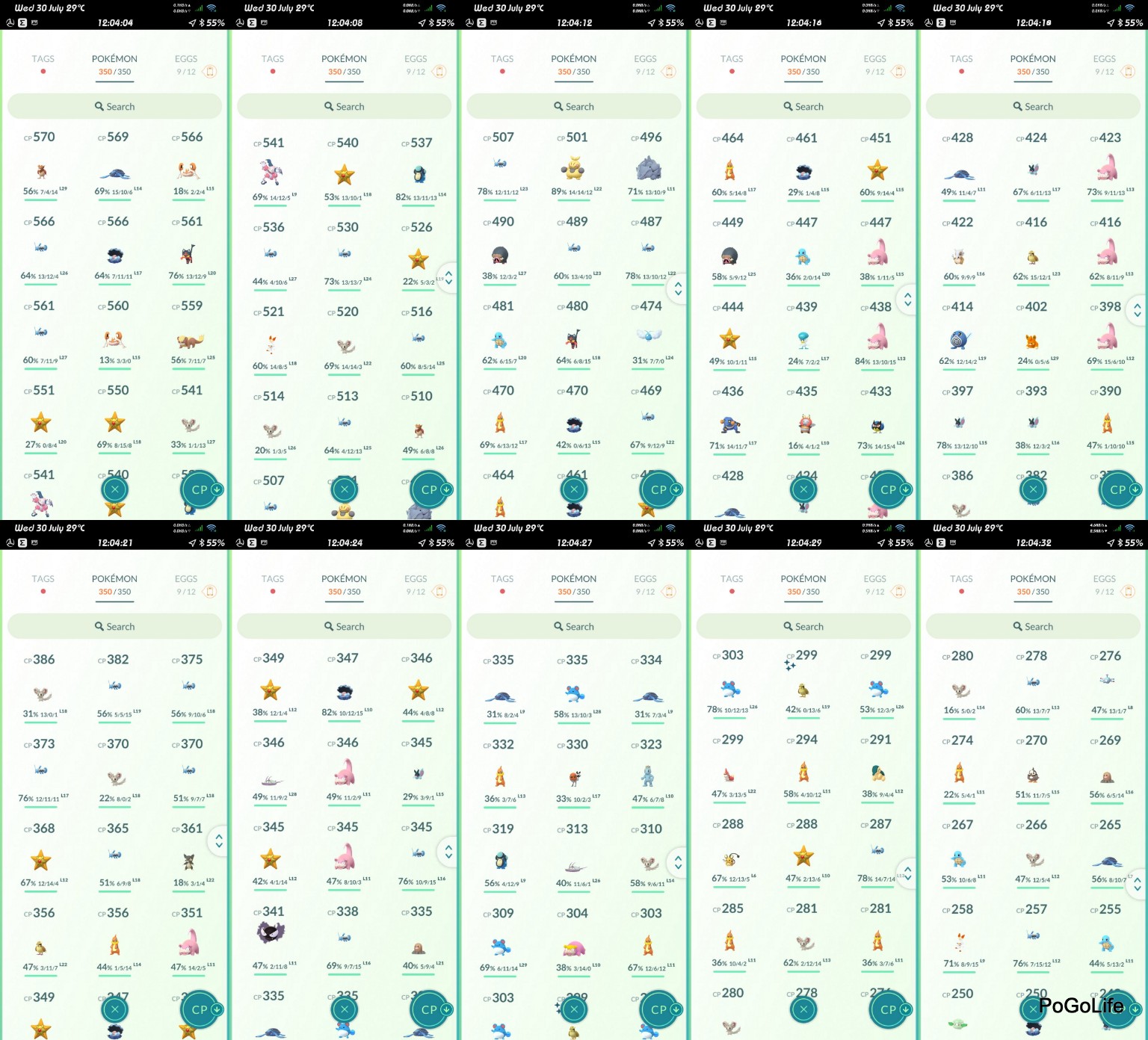 32L Team not selected 220K DUST Full bag random items and pokemons Starter account (IOS/Android)