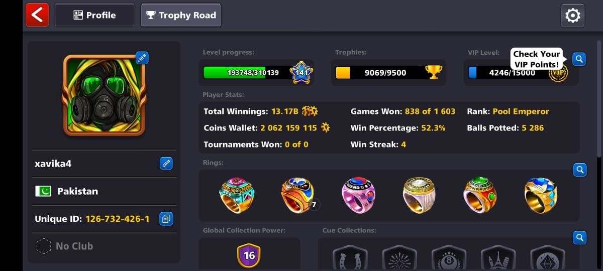 2 BILLION+ COINS, 7-10 DIGIT GOOD UNIQUES, MILLIONAIRE+ MULTIMILLIONAIRE CUE, VIP SILVER-GOLD, 1-200 POOL CASH