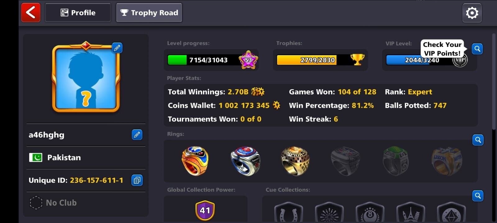 1 BILLION+ COINS, 1 EVENT CUE MAX, MOMBAI RING, 41 CCP