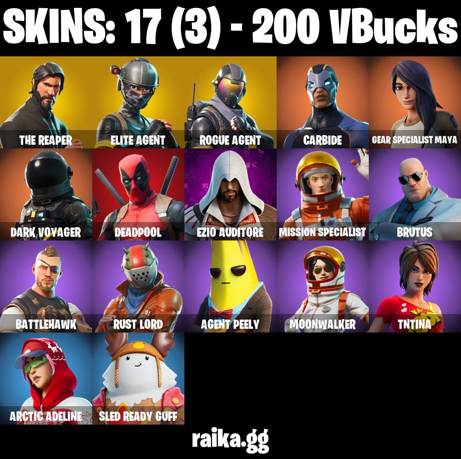 17 Skins, The Reaper, Take The L [PC]