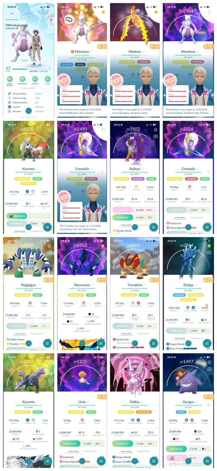 L47 BLUE 163 LEGEND 106 SHINY HUNDO LUCKY MEWTWO BB CP3969 HUNDO MOLTRES SHINY WHITE KYUREM CP4320 SHINY SHDW RAIKOU PALKIA ORI SR SB (IOS/Android)