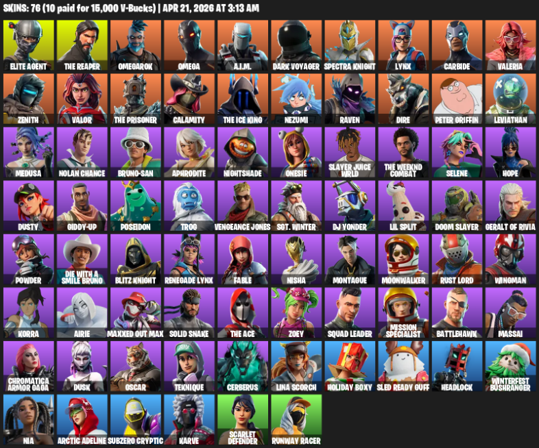 76 Skins, The Reaper [PC]