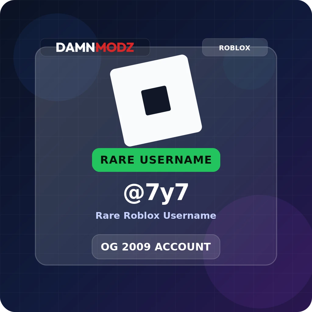@7y7, 2009 OG Account