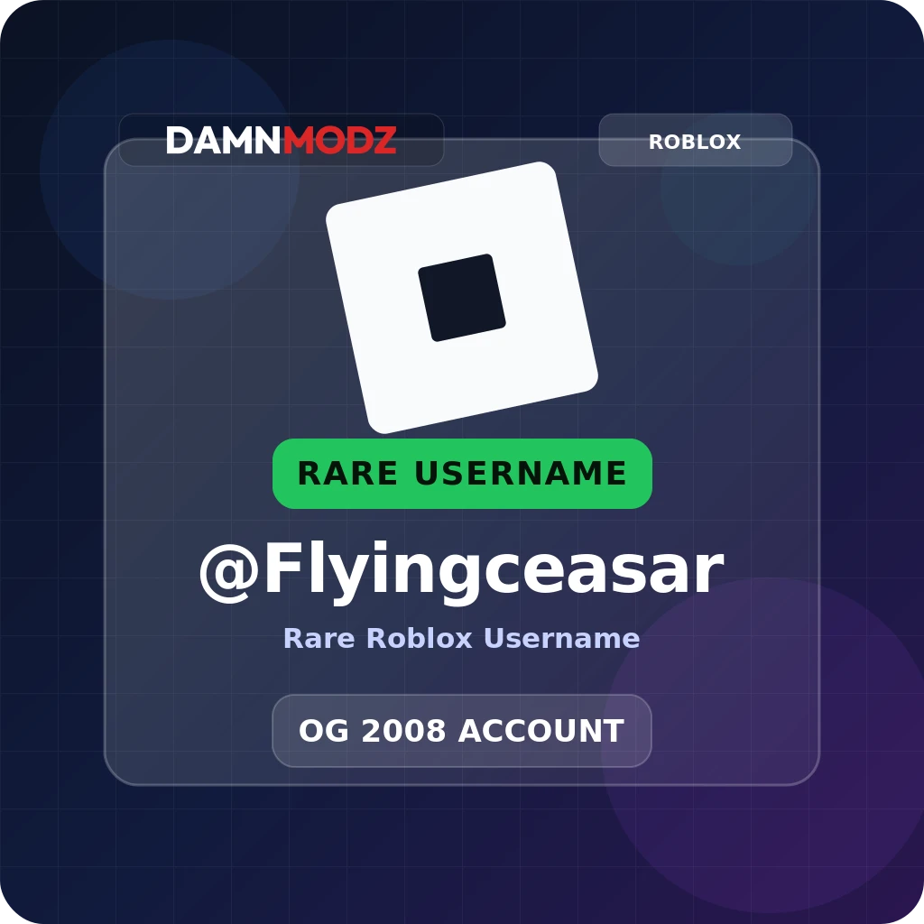 @Flyingceasar, 2008 OG Account