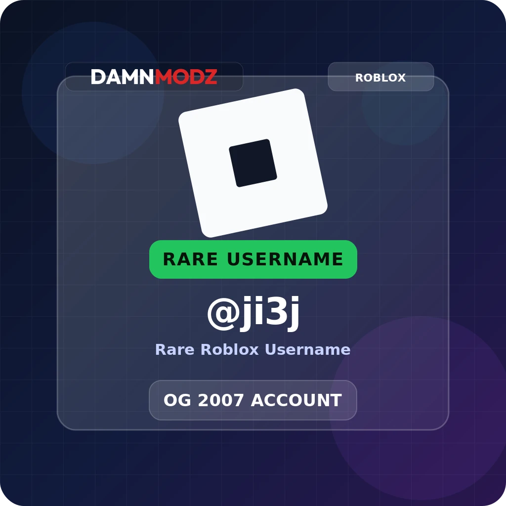 @ji3j, 2007-2020 OG Account