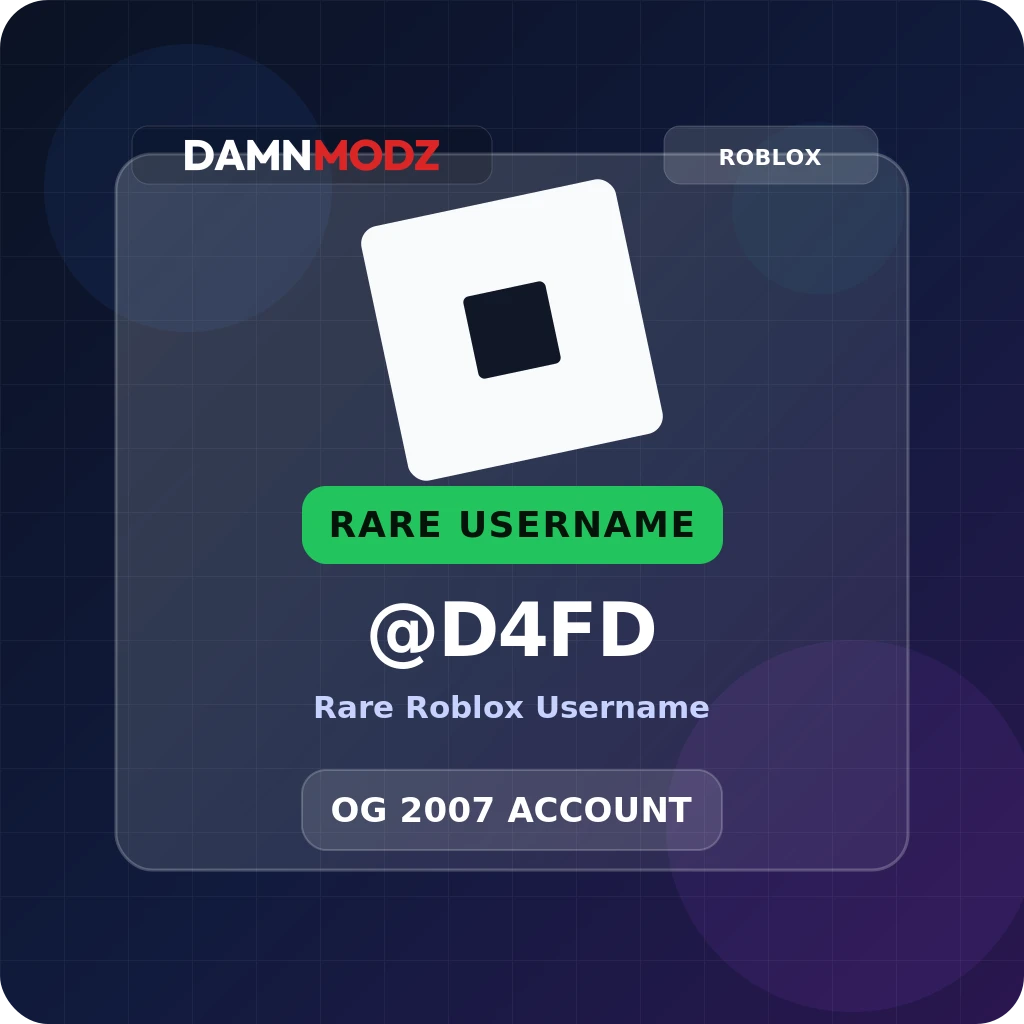 @D4FD, 2007-2020 OG Account