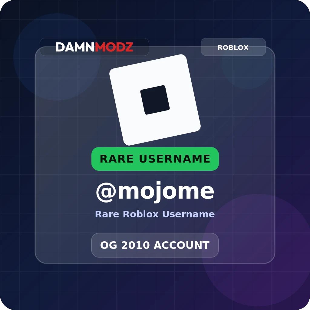 @mojome, 2010 OG Account