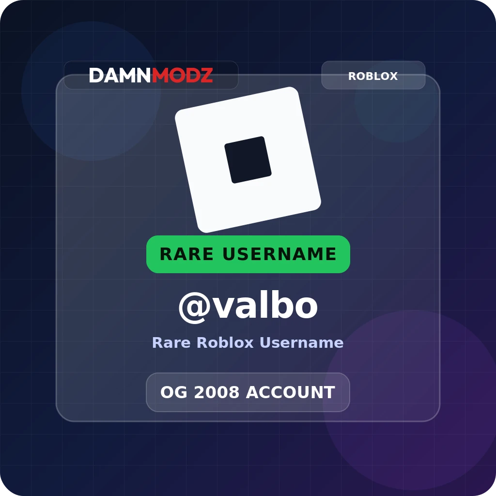 @valbo, 2008 OG Account