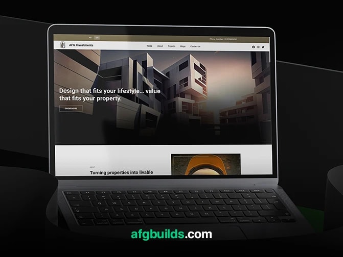 AFG Group - Real Estate Development Company Website