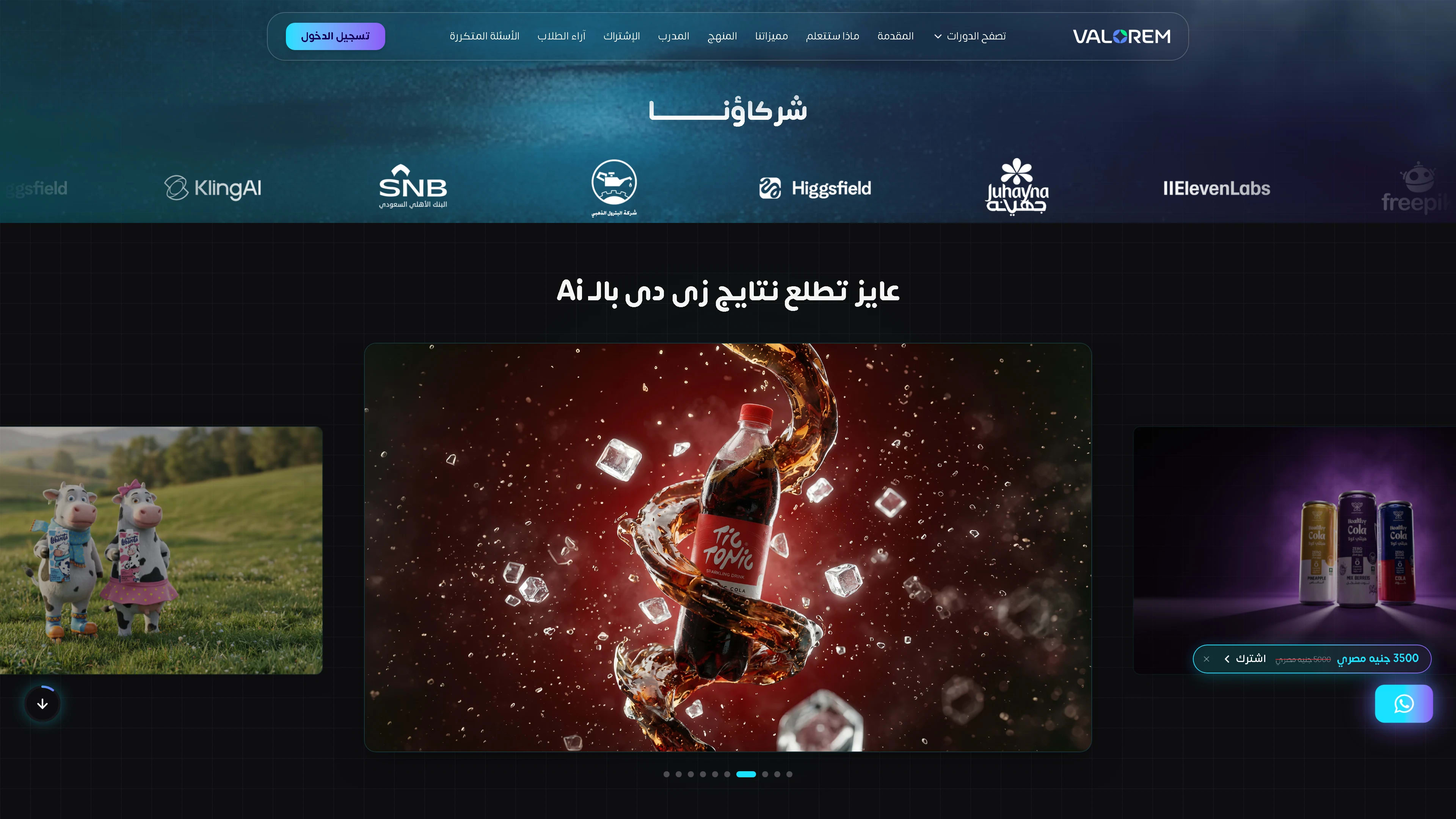 Visual Showcase: Ali Bambozya: An Online Course Platform - Screenshot of 3