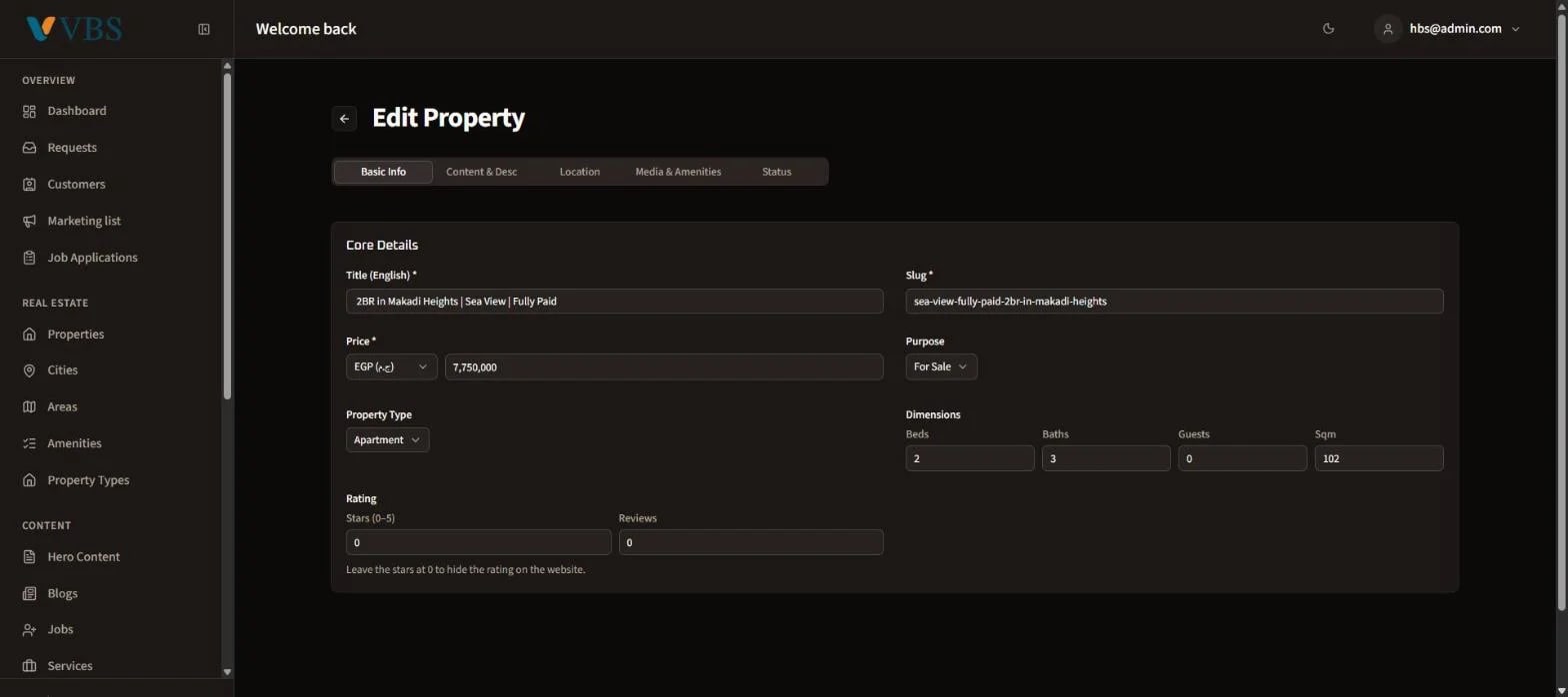 Visual Showcase: Venus Business Solutions: CMS & Mini CRM Dashboard - Screenshot of 6
