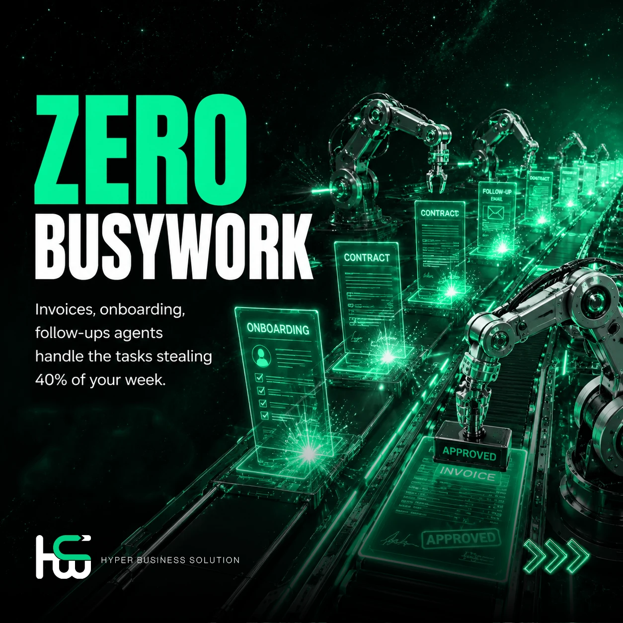 Business owner reclaiming time by automating repetitive administrative tasks with AI