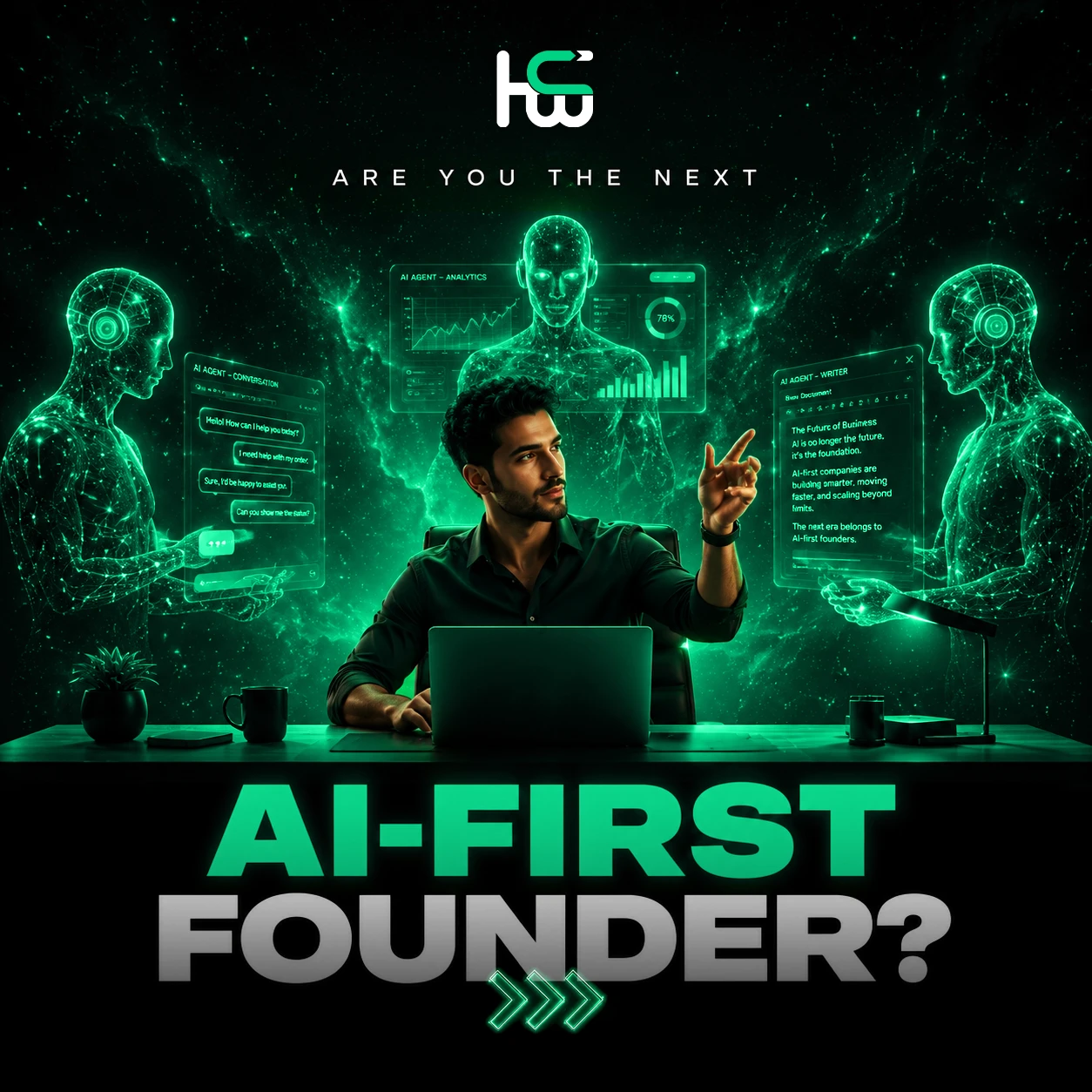 HBS team designing and deploying a custom AI agent for an Egyptian business