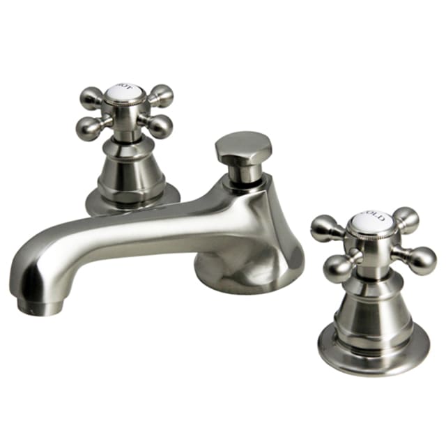 Brushed Nickel / British Classic Metal Cross Handles