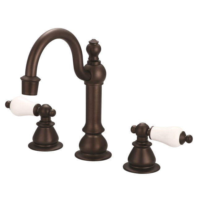 Oil Rubbed Bronze / Porcelain Lever Handles