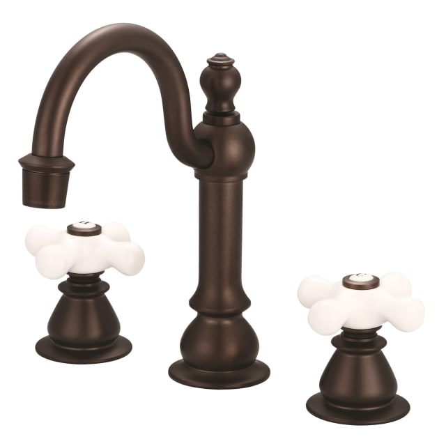 Oil Rubbed Bronze / Porcelain Cross Handles