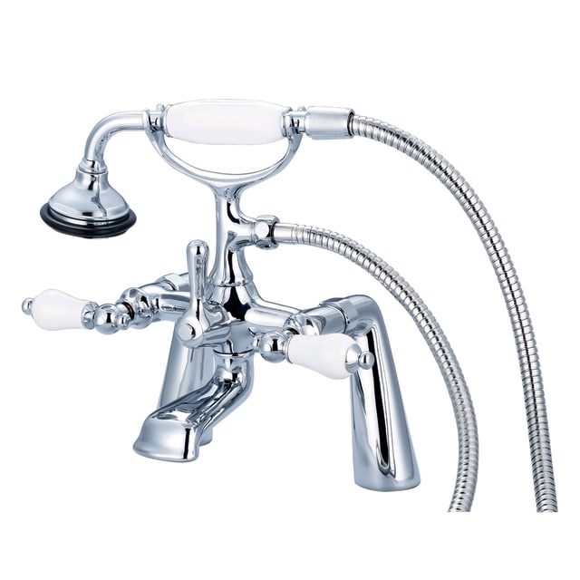 Chrome / Porcelain Lever Handles