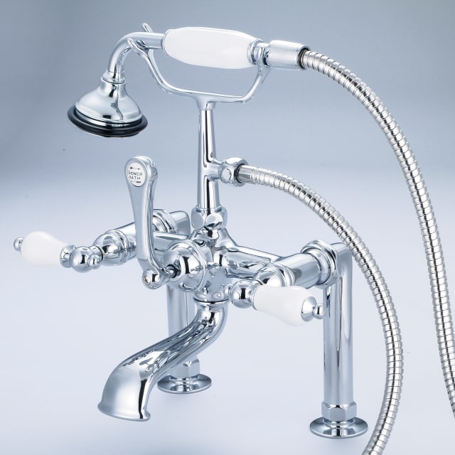 Chrome / Porcelain Lever Handles