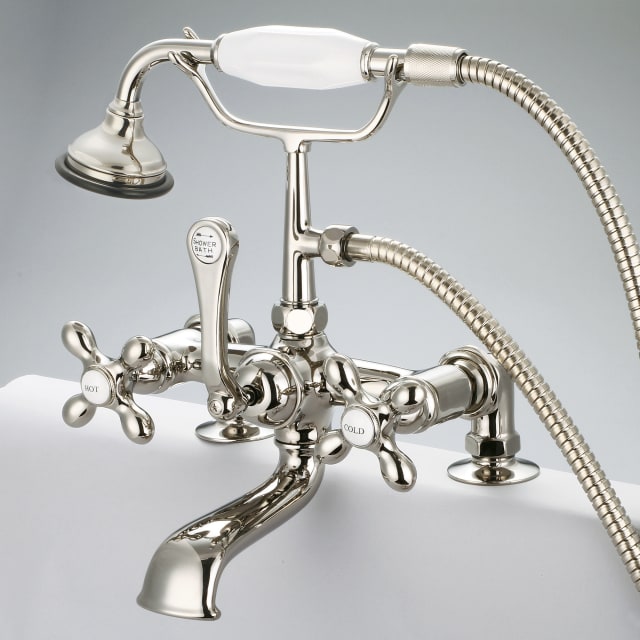 Polished Nickel / Astley Classic Metal Cross Handles