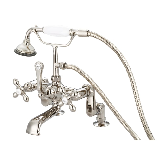 Polished Nickel / Astley Classic Metal Cross Handles