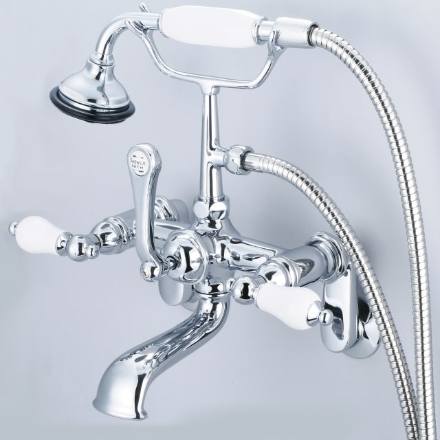 Chrome / Porcelain Lever Handles